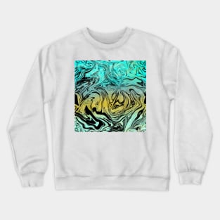 Groovy Swirly Design Crewneck Sweatshirt